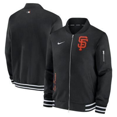 MLB サンフランシスコ・ジャイアンツ ジャケット 2024 選手着用モデル オーセンティック Full-Zip Bomber Jacket ナイキ/Nike ブラック