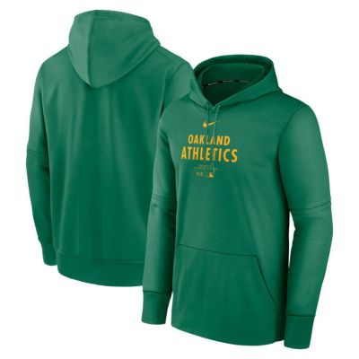 MLB アスレチックス パーカー 2024 選手着用モデル オーセンティック Practice Hoodie ナイキ/Nike グリーン