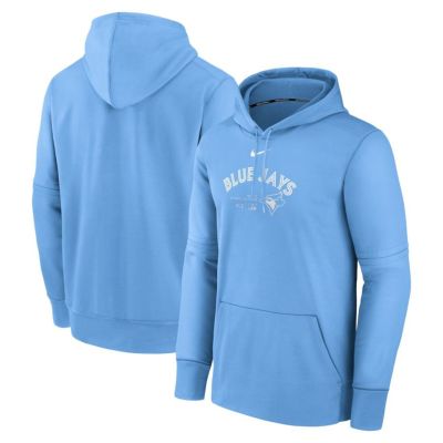 MLB ブルージェイズ パーカー 2024 選手着用モデル オーセンティック Practice Hoodie ナイキ/Nike パウダーブルー
