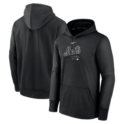 MLB メッツ パーカー 2024 選手着用モデル オーセンティック Practice Hoodie ナイキ/Nike ブラック