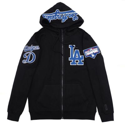 MLB ドジャース パーカー CLASSIC CHENILLE DK FZ プルオーバー フーディー Pro Standard プロスタンダード ブラック