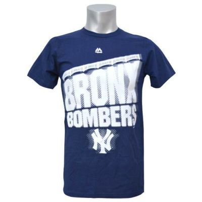 リニューアル記念メガセール MLB ヤンキース Tシャツ ネイビー マジェスティック Imposing Your Will Tシャツ 