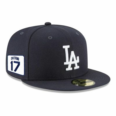 MLB 大谷翔平 ドジャース キャップ ネーム＆ナンバーパッチ 59FIFTY Fitted Hat ニューエラ/New Era ネイビー