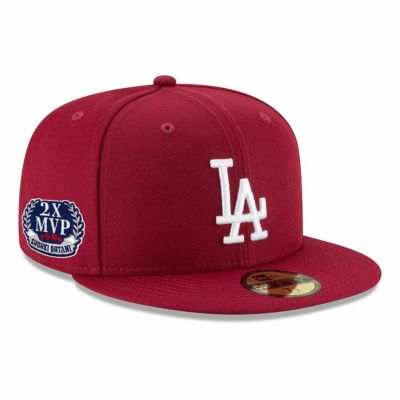 MLB 大谷翔平 ドジャース キャップ 2x MVPパッチ 59FIFTY Fitted Hat ニューエラ/New Era カーディナル