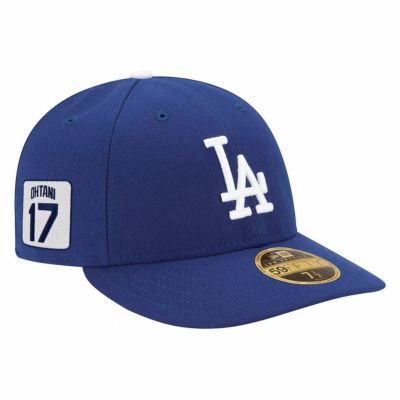 MLB 大谷翔平 ドジャース キャップ ネーム＆ナンバーパッチ 59FIFTY ロープロファイル ニューエラ/New Era ロイヤル