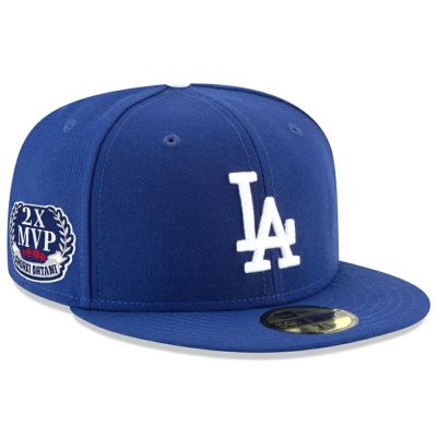 MLB 大谷翔平 ドジャース キャップ 2x MVPパッチ 59FIFTY Performance Fitted Hat New Era  ロイヤル