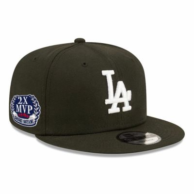 MLB 大谷翔平 ドジャース キャップ 2x MVPパッチ 9FIFTY Snapback Adjustable Hat ニューエラ/New Era ブラック ホワイト