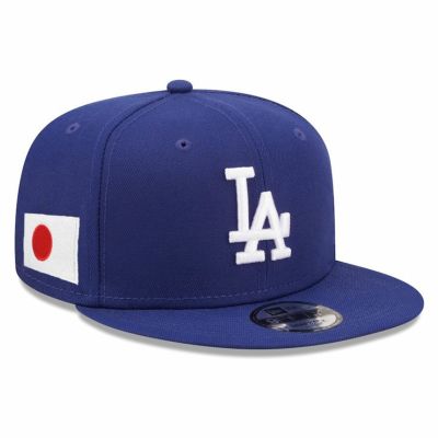 MLB ドジャース キャップ Japan Flag 日の丸パッチ 9FIFTY Snapback Adjustable Hat ニューエラ/New Era ロイヤル