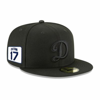 MLB 大谷翔平 ドジャース キャップ ネーム＆ナンバーパッチ Dロゴ 9FIFTY Snapback Hat ニューエラ/New Era ブラック ブラック