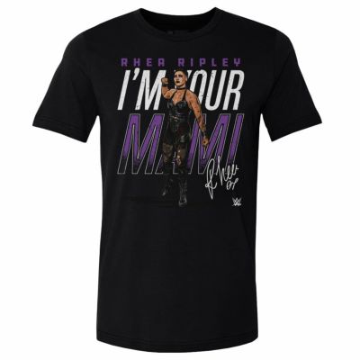 WWE リア・リプリー Tシャツ I'm Your Mami WHT 500Level ブラック