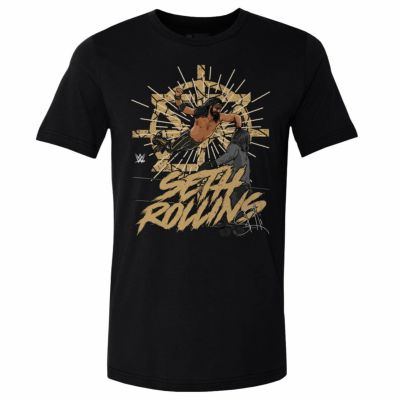 WWE セス・ロリンズ Tシャツ Flying WHT 500Level ブラック