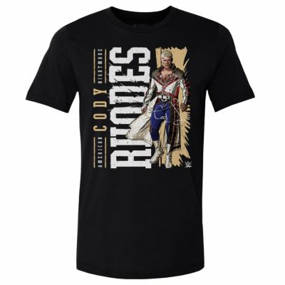 WWE コーディ・ローデス Tシャツ Vertical WHT 500Level ブラック