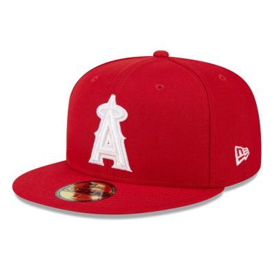 MLB エンゼルス キャップ 2024 母の日 Mother's Day On-Field 59FIFTY Fitted Hat ニューエラ/New Era レッド