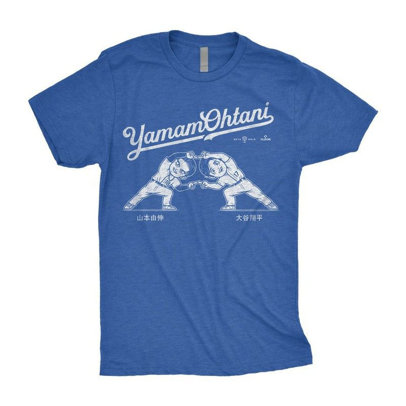 MLB 大谷翔平 山本由伸 ドジャース Tシャツ 【海外限定版】 YamamOhtani T-Shirt ヤマモータニ RotoWear ロイヤル |  セレクション | MLB NBA NFL プロ野球グッズ専門店 公式オンラインストア