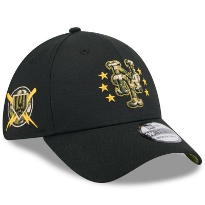 MLB メッツ キャップ 【海外版】 2024 アームドフォースデー 39THIRTY Flex Hat ニューエラ/New Era ブラック