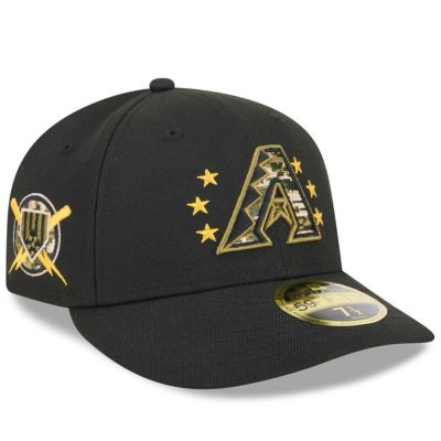 MLB ダイヤモンドバックス キャップ 【海外版】 2024 アームドフォースデー Low Profile 59FIFTY ニューエラ/New Era ブラック