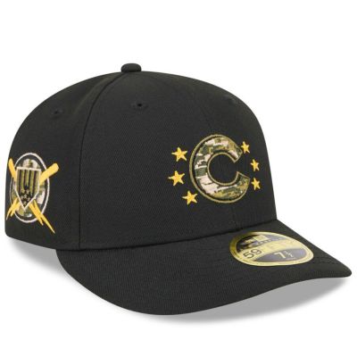 MLB カブス キャップ 【海外版】 2024 アームドフォースデー Low Profile 59FIFTY ニューエラ/New Era ブラック