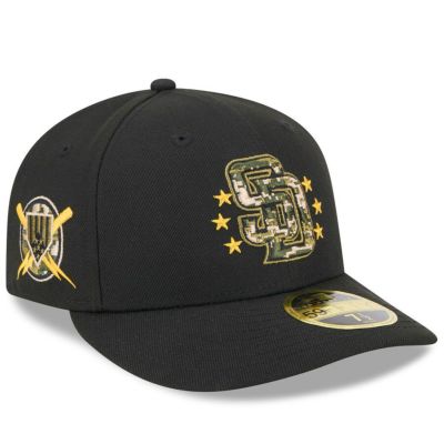 MLB パドレス キャップ 【海外版】 2024 アームドフォースデー Low Profile 59FIFTY ニューエラ/New Era ブラック