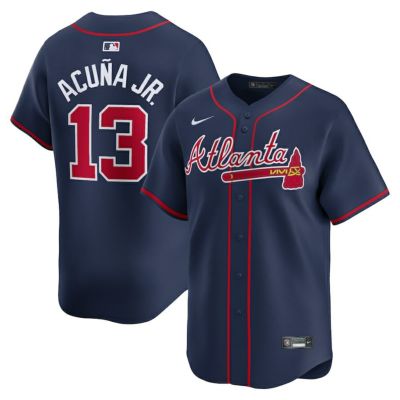 MLB ロナルド・アクーニャ・ジュニア ブレーブス ユニフォーム リミテッドジャージ ナイキ/Nike ネイビー