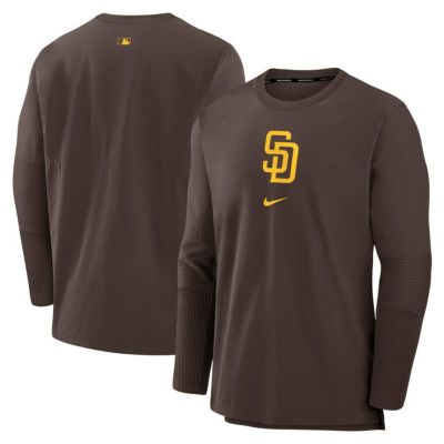 MLB パドレス ジャケット オーセンティックコレクション AC Pullover Jacket ナイキ/Nike ブラウン