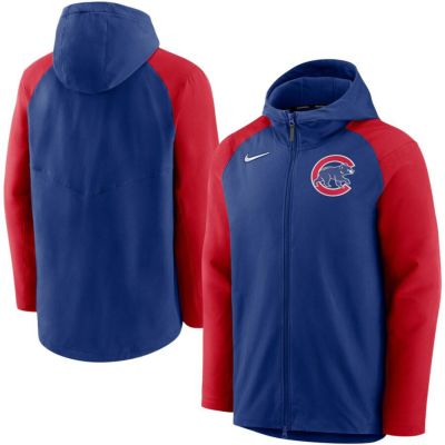 MLB カブス パーカー オーセンティックコレクション AC Raglan フルジップ フーディー ナイキ/Nike ロイヤル レッド