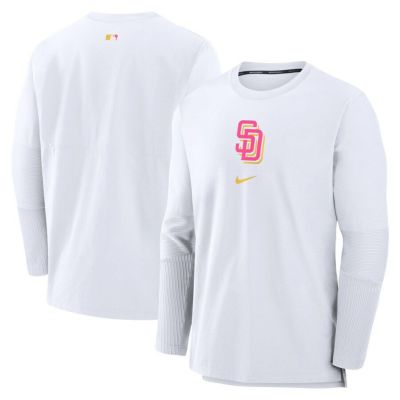 MLB パドレス ジャケット オーセンティックコレクション AC シティーコネクト Pullover Jacket ナイキ/Nike ホワイト