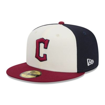 MLB ガーディアンズ キャップ 2024 シティーコネクト 59FIFTY Fitted Hat ニューエラ/New Era ホワイト レッド