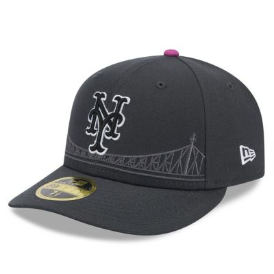 MLB メッツ キャップ 2024 シティーコネクト Low Profile 59FIFTY Fitted Hat ニューエラ/New Era グラファイト