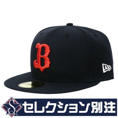 オリックス・バファローズ グッズ キャップ 【セレクション別注】カスタムカラー 59FIFTY ニューエラ/New Era ネイビー/レッド