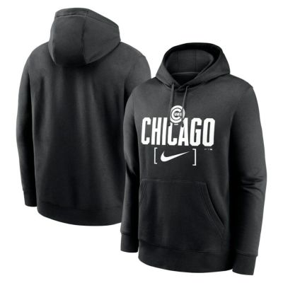 MLB カブス パーカー Club Slack Fleece Hood ナイキ/Nike ブラック
