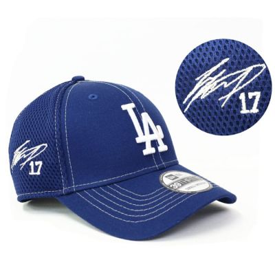 MLB 大谷翔平 ドジャース キャップ シルバーサインサイン刺繍 Neo Team 39THIRTY Cap ニューエラ/New Era ロイヤル