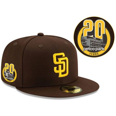 MLB パドレス キャップ Authentic Performance 59FIFTY Cap ペトコパーク 20周年記念パッチ ニューエラ/New Era ゲーム