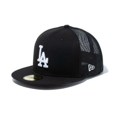 MLB ドジャース キャップ トラッカーメッシュ Truker 59FIFTY ニューエラ/New Era ブラック ホワイト【nejp】