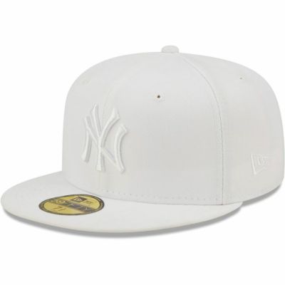 MLB ヤンキース キャップ 59FIFTY Custom Color Cap ニューエラ/New Era ホワイト ホワイト【nejp】