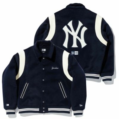 MLB ヤンキース スタジャン メルトン バーシティー Melton Versity Jacket ニューエラ/New Era ネイビー |  セレクション | MLB NBA NFL プロ野球グッズ専門店 公式オンラインストア