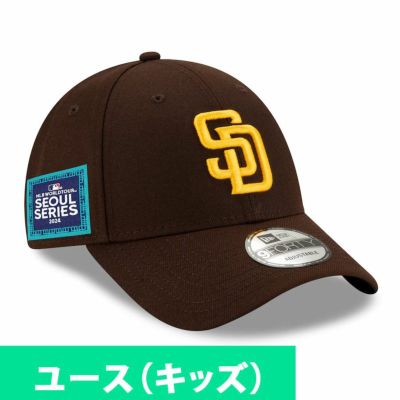 MLB パドレス キャップ ユースサイズ 2024 MLB World Tour ソウルシリーズ 9FORTY Adjustable Hat ニューエラ/New Era ブラウン