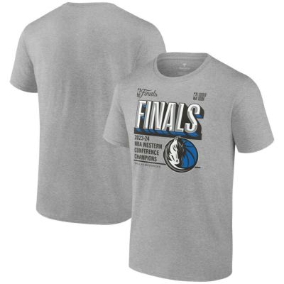 NBA マーベリックス Tシャツ 2024 ウェスタンカンファレンス優勝記念 ロッカールーム Locker Room Fanatics スティール