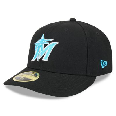 MLB マーリンズ キャップ 【海外版】 2024 Father's Day 父の日 Low Profile 59FIFTY Fitted Hat ニューエラ/New Era ブラック
