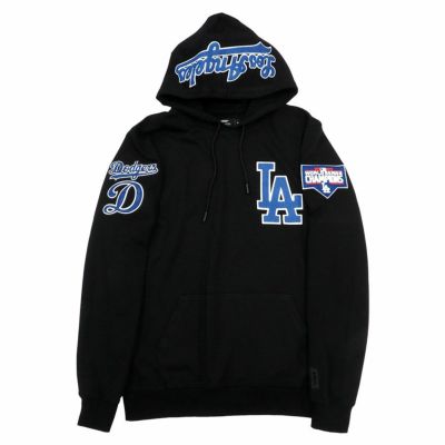 MLB ドジャース パーカー CLASSIC CHENILLE DK PO HOODIE Pro Standard ブラック