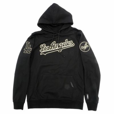MLB ドジャース パーカー BLACK & GOLD DK PO HOODIE Pro Standard ブラック