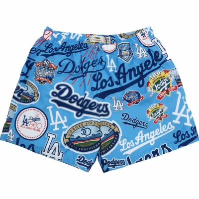 MLB ドジャース パンツ/ショーツ TOSS LOGO WOVEN SHORT Pro Standard ブルー