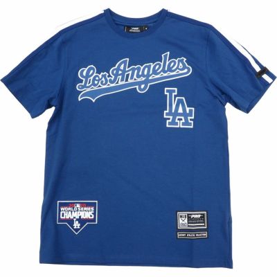 MLB ドジャース Tシャツ LOGO CLASSIC MESH PRO TEAM TAPING SHIRT Pro Standard ブルー