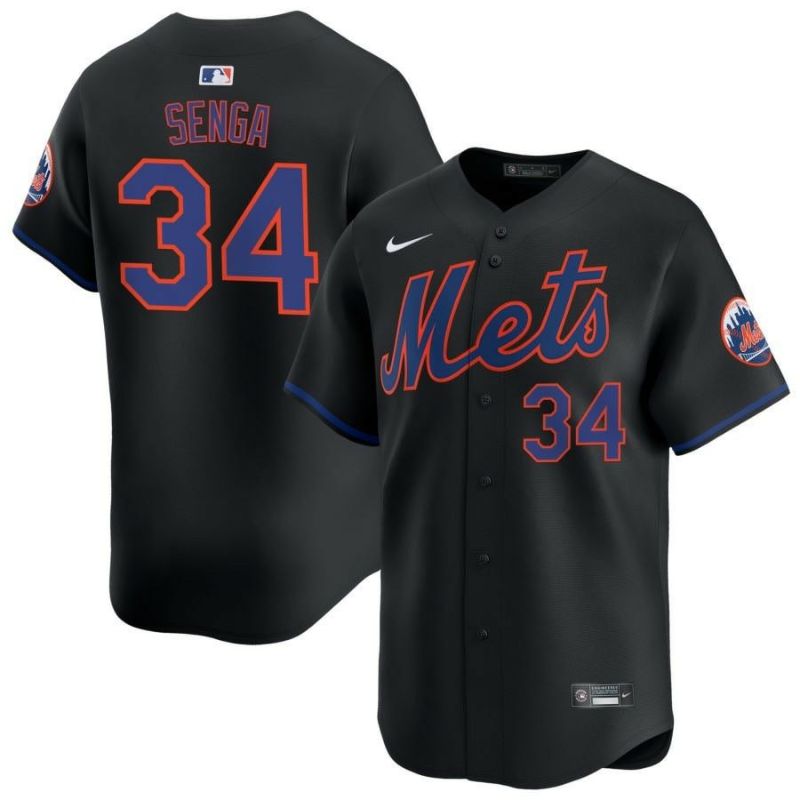 MLB 千賀滉大 メッツ ユニフォーム リミテッドジャージ Limited Player Jersey ナイキ/Nike ブラック | セレクション  | MLB NBA NFL プロ野球グッズ専門店 公式オンラインストア