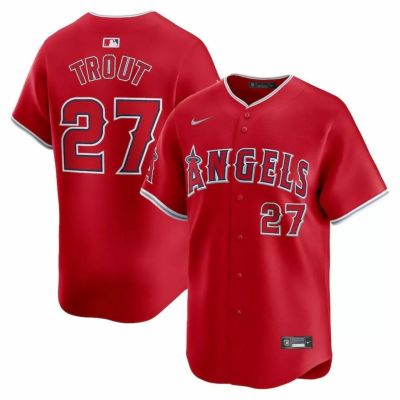 MLB マイク・トラウト エンゼルス ユニフォーム リミテッドジャージ Limited Player Jersey ナイキ/Nike レッド