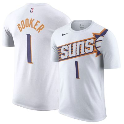 NBA デビン・ブッカー フェニックス・サンズ Tシャツ ネーム＆ナンバー Name & Number T-Shirt ナイキ/Nike ホワイト