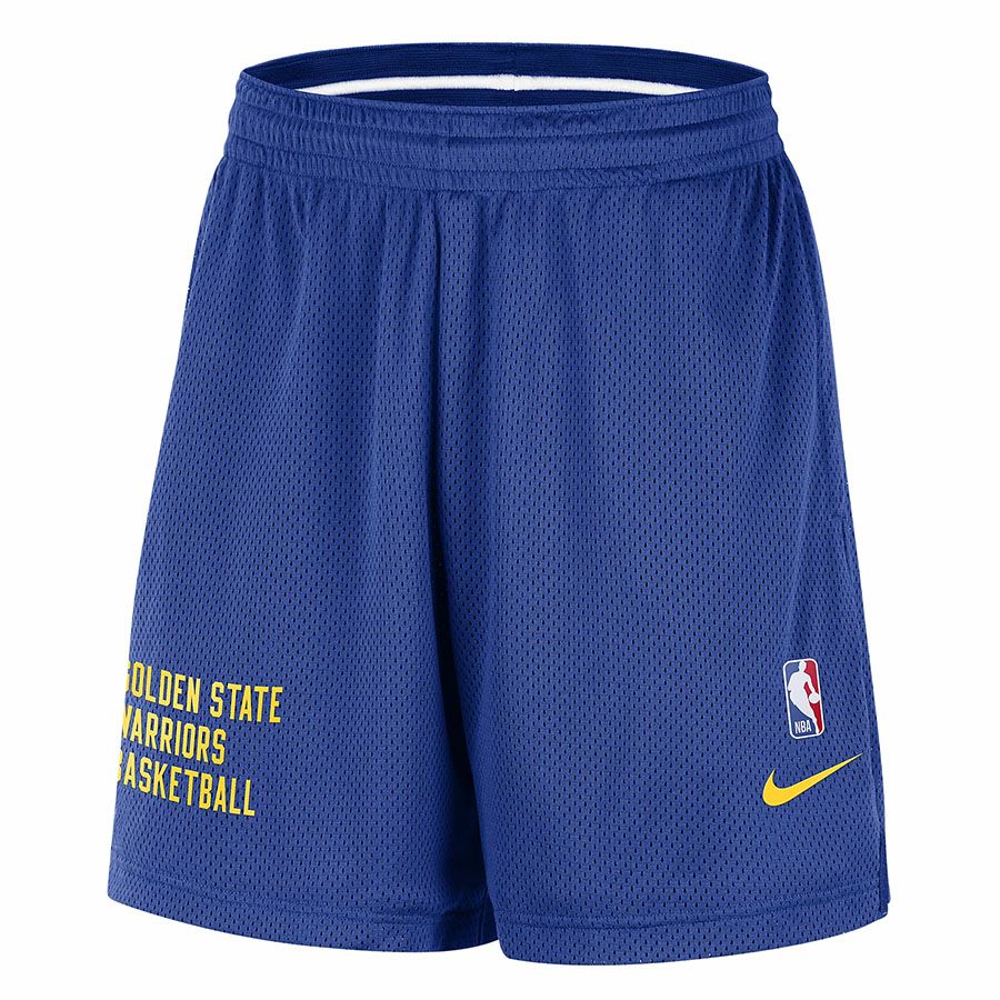 NBA ウォリアーズ パンツ Loose Fit Mesh Short ナイキ/Nike ブルー  