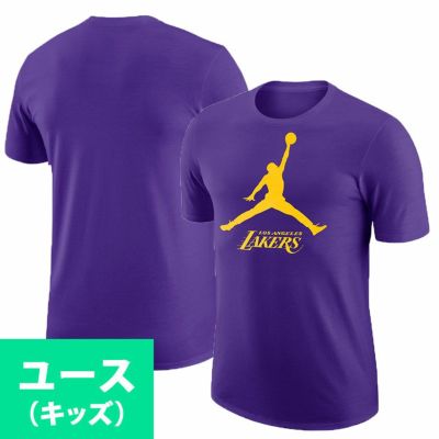 NBA レイカーズ Tシャツ ユースサイズ Essencial Jordan Short Sleeve Tee ジョーダン/Jordan パープル