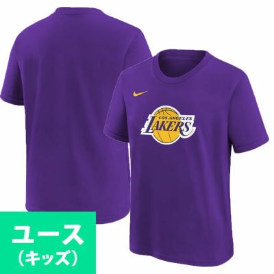 NBA レイカーズ Tシャツ ユースサイズ Essencial Logo Tee ナイキ/Nike パープル