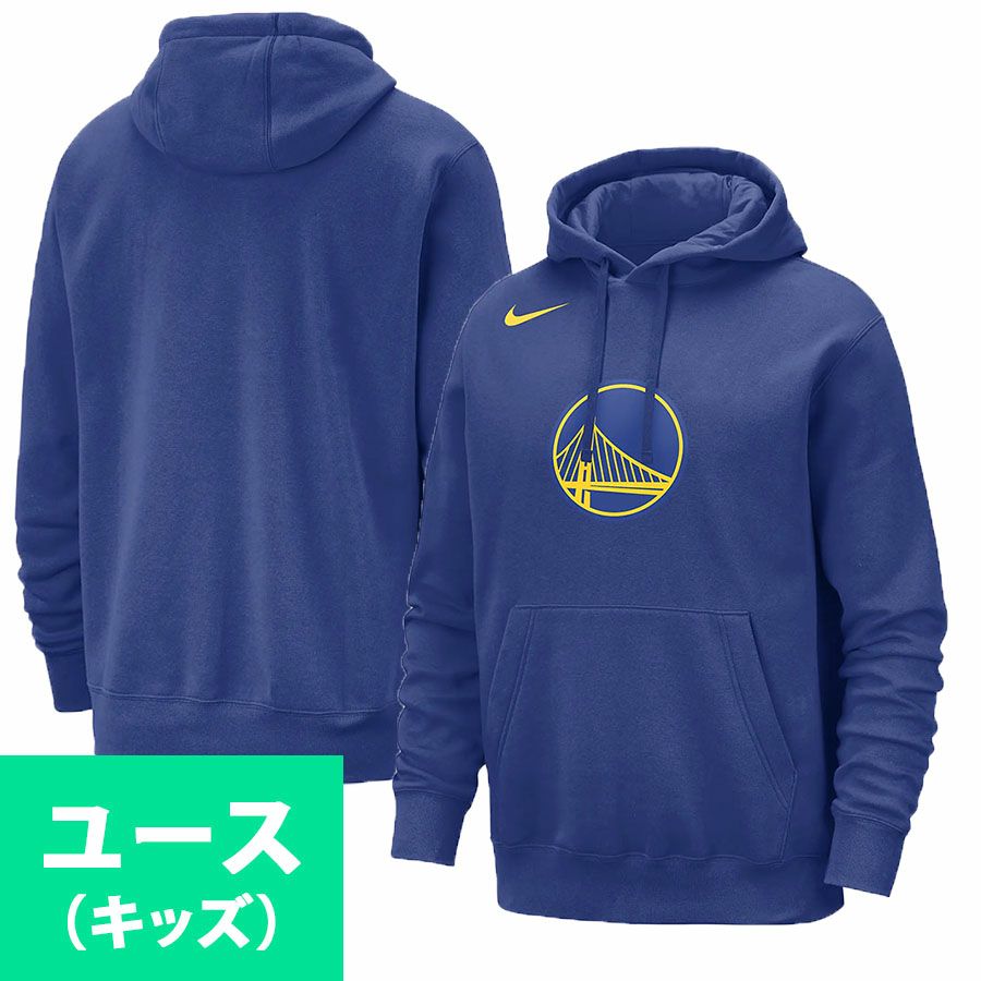 NBA ウォリアーズ パーカー ユースサイズ Club Logo Hoody ナイキ/Nike