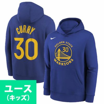 NBA ステファン・カリー ウォリアーズ パーカー ユースサイズ ネーム&ナンバー Club Fleece アイコンエディション ナイキ/Nike ブルー